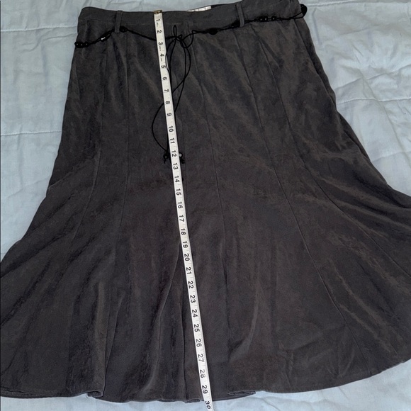 Dressbarn Gray A-Line Skirt - Picture 4 of 8